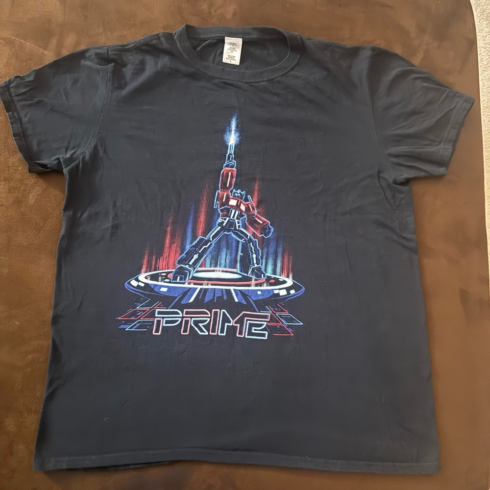Hanes Black Crew Neck T‑Shirt